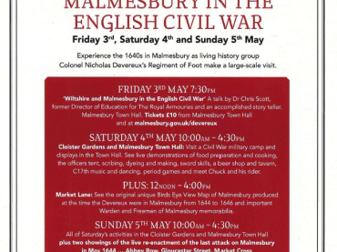 Malmesbury in the English Civil War 